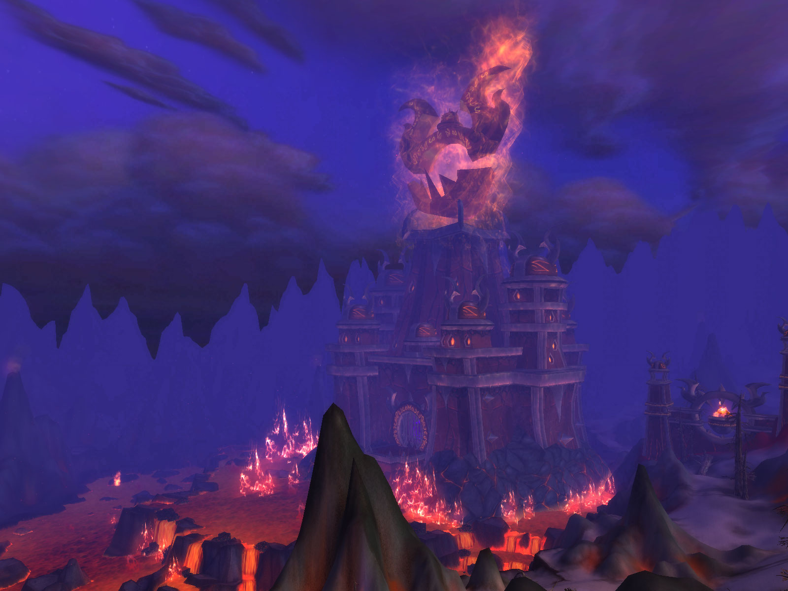 WoW Screenshots Archives: Cataclysm Mount Hyjal level 80-82